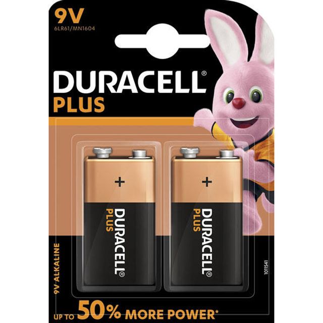Duracell Plus Power 9V (MN1604/6LP3146) Alkaline-Batterie, Bild 2