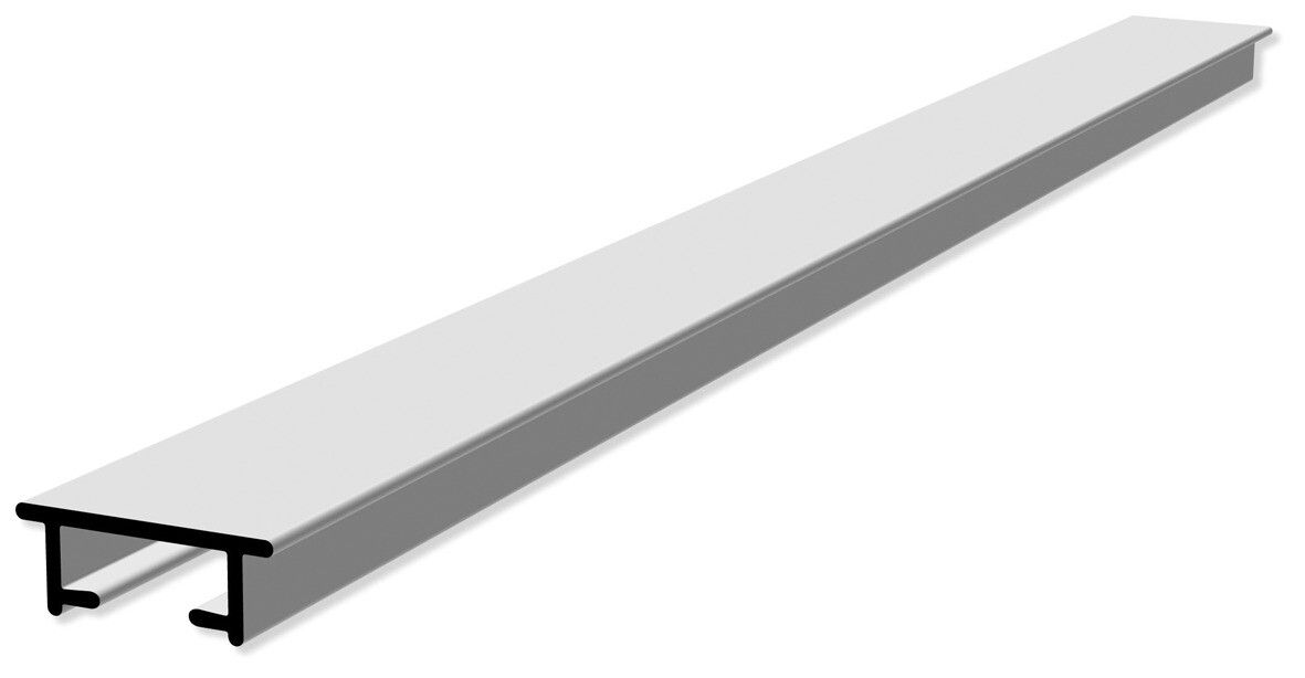 Alu-Vorhangschienen VS57-Maxi, weiss RAL9016