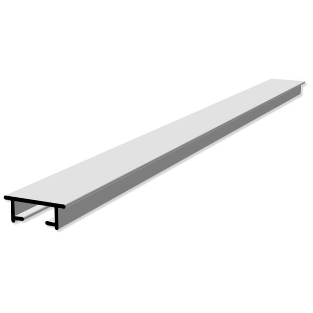 Alu-Vorhangschienen VS57-Maxi, weiss RAL9016