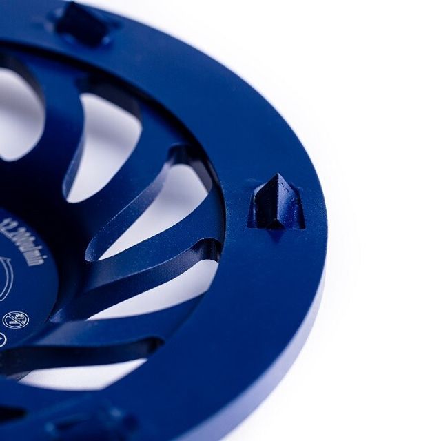 covex PKD Schleiftopf mit Hai-Fisch Fächerform "Blue Power", Bild 2