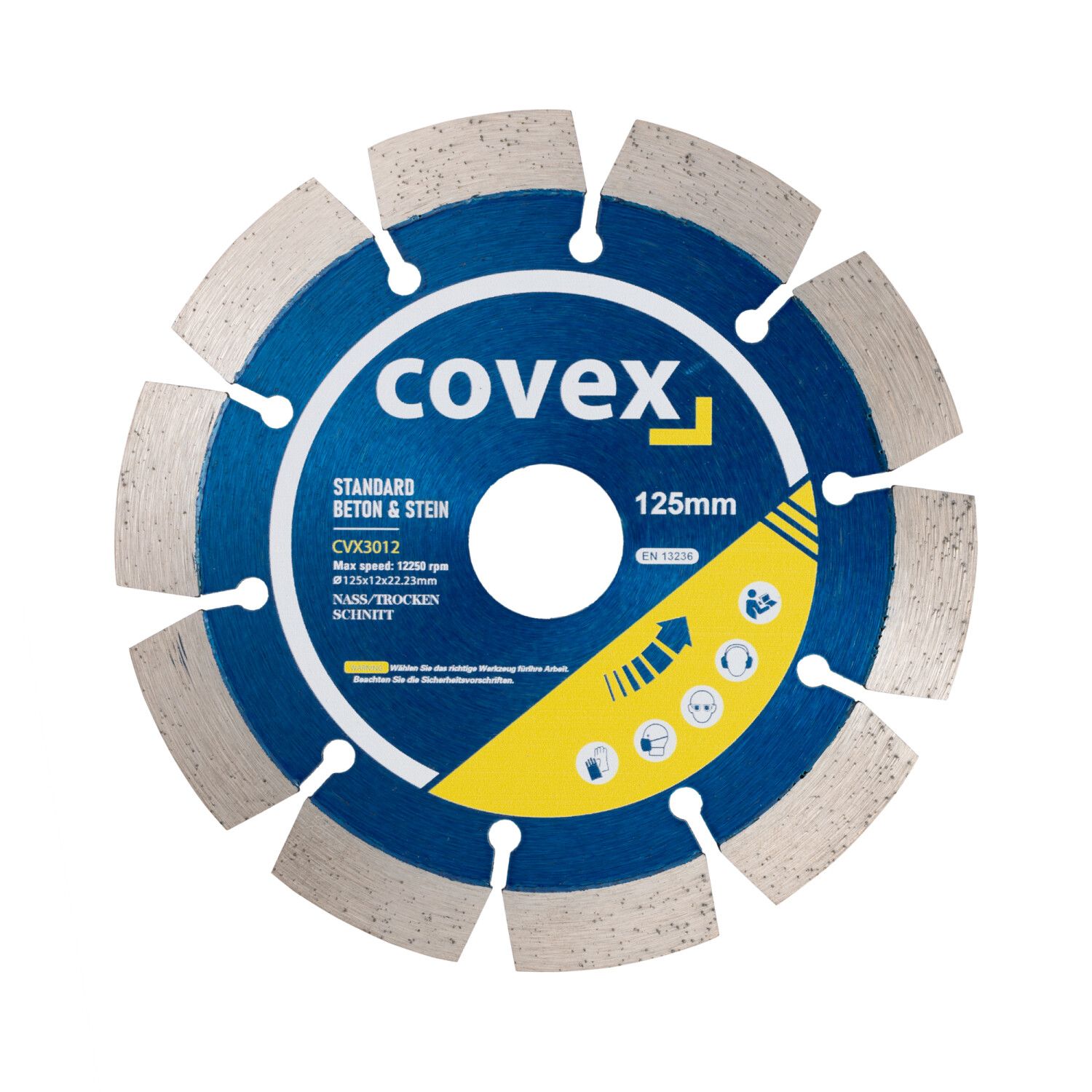 COVEX Premium Diamant-Trennscheibe 125mm x 12mm x 22.23mm