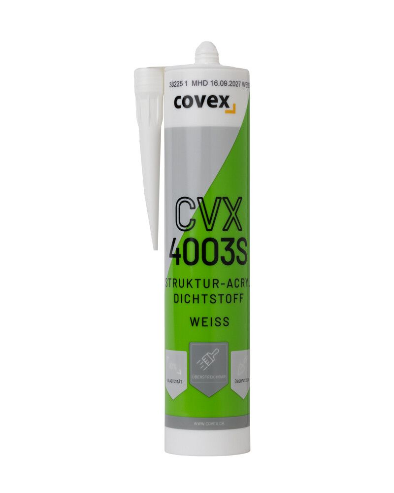 COVEX Struktur Maler-Acryl weiss 310ml