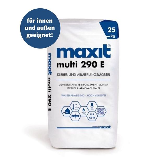 MAXIT Kleb- und Armierungsmörtel Multi 290E weiss leicht
