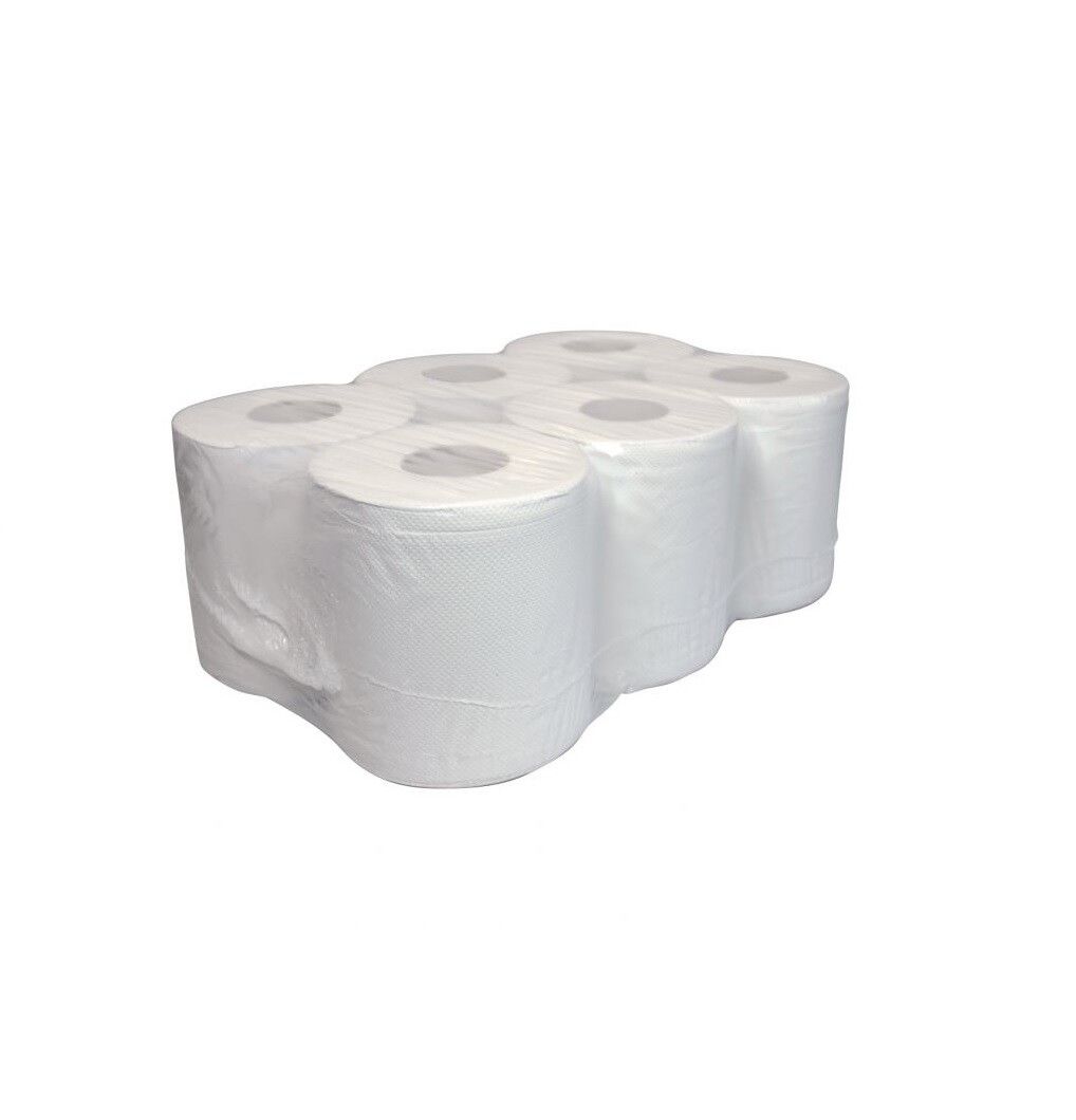 MIDI Handtuchrollen 2-lagig Zellstoff weiss