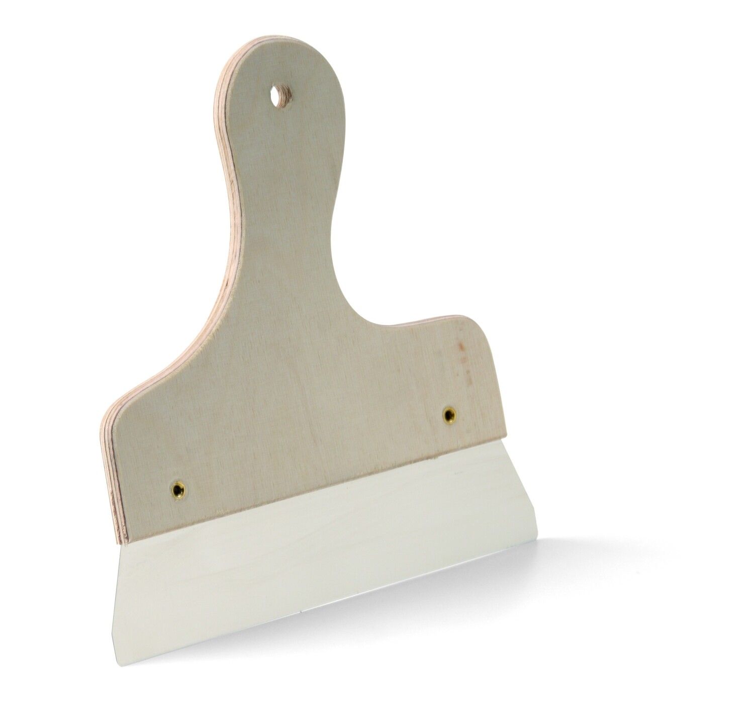 Rostfreie Rakel mit Holzgriff PLANO