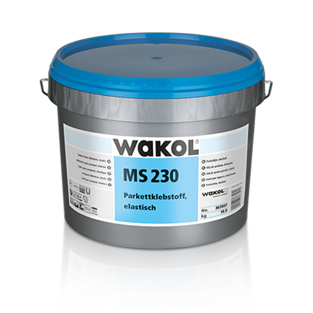 WAKOL MS230 Parkettkleber elastisch 18KG Eimer