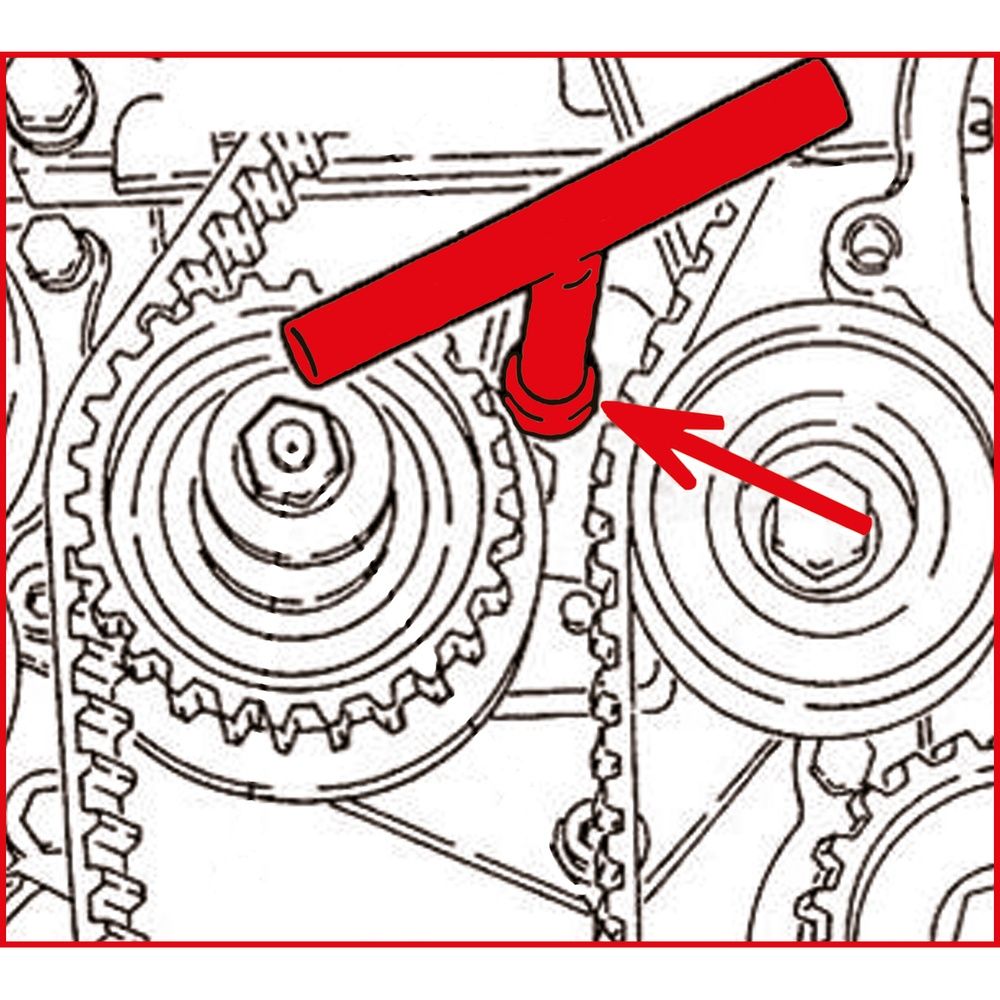Spannrollenschlüssel für Fiat, Bild 2