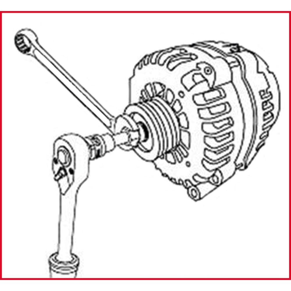 1/2" Lichtmaschinen-Kombischlüssel, Bild 3