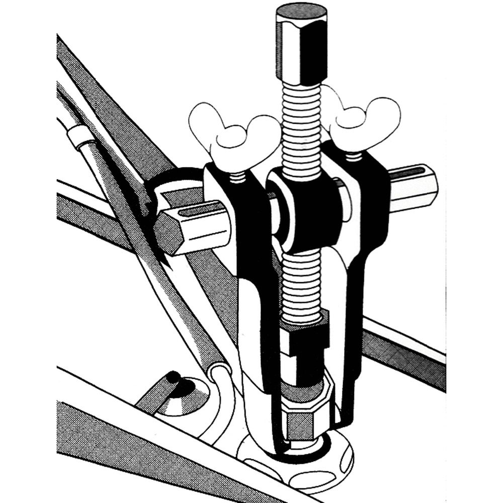 Universal 2-Arm-Wischerarmabzieher-Satz 6-tlg, Bild 3