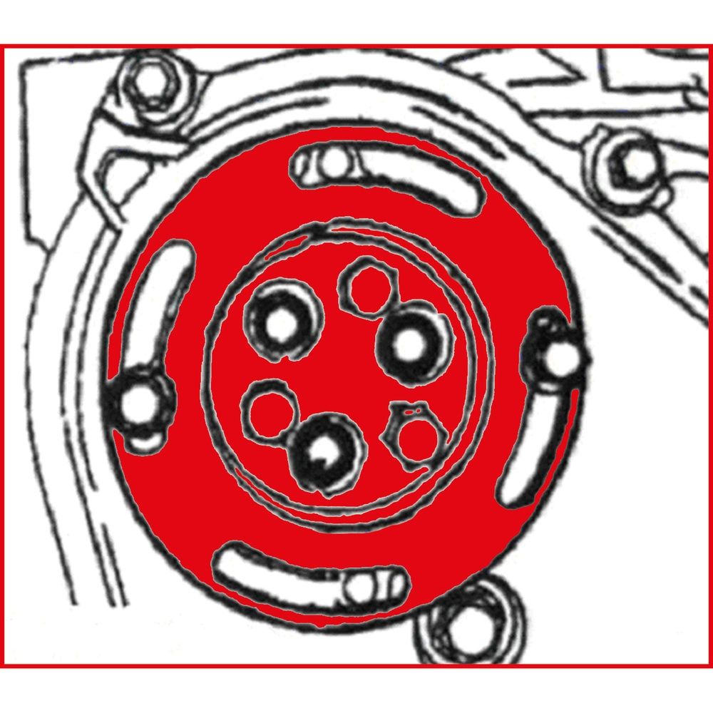 Wasserpumpen-Fixier-Werkzeug für Opel, Bild 2