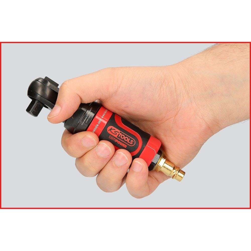 3/8" SlimPOWER Mini-Druckluft-Umschaltratsche 30Nm, Bild 6