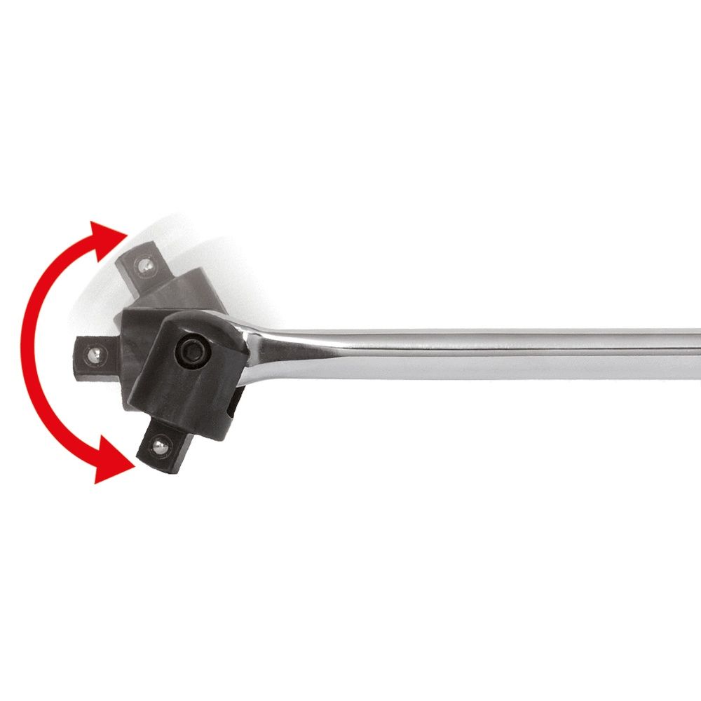 KS TOOLS CHROMEplus Gelenk-Steckgriff 3/4 Zoll matt satiniert, Bild 5