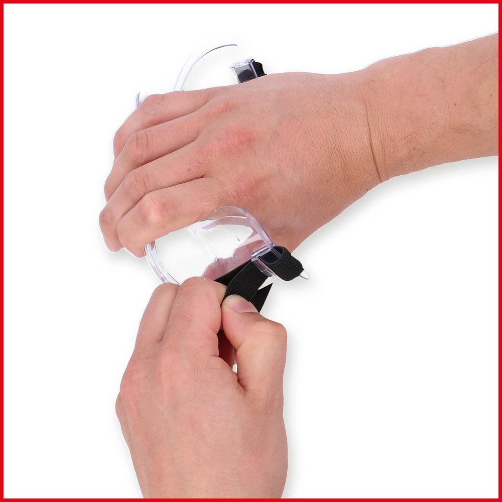 Schutzbrille mit Gummiband-transparent, Bild 5