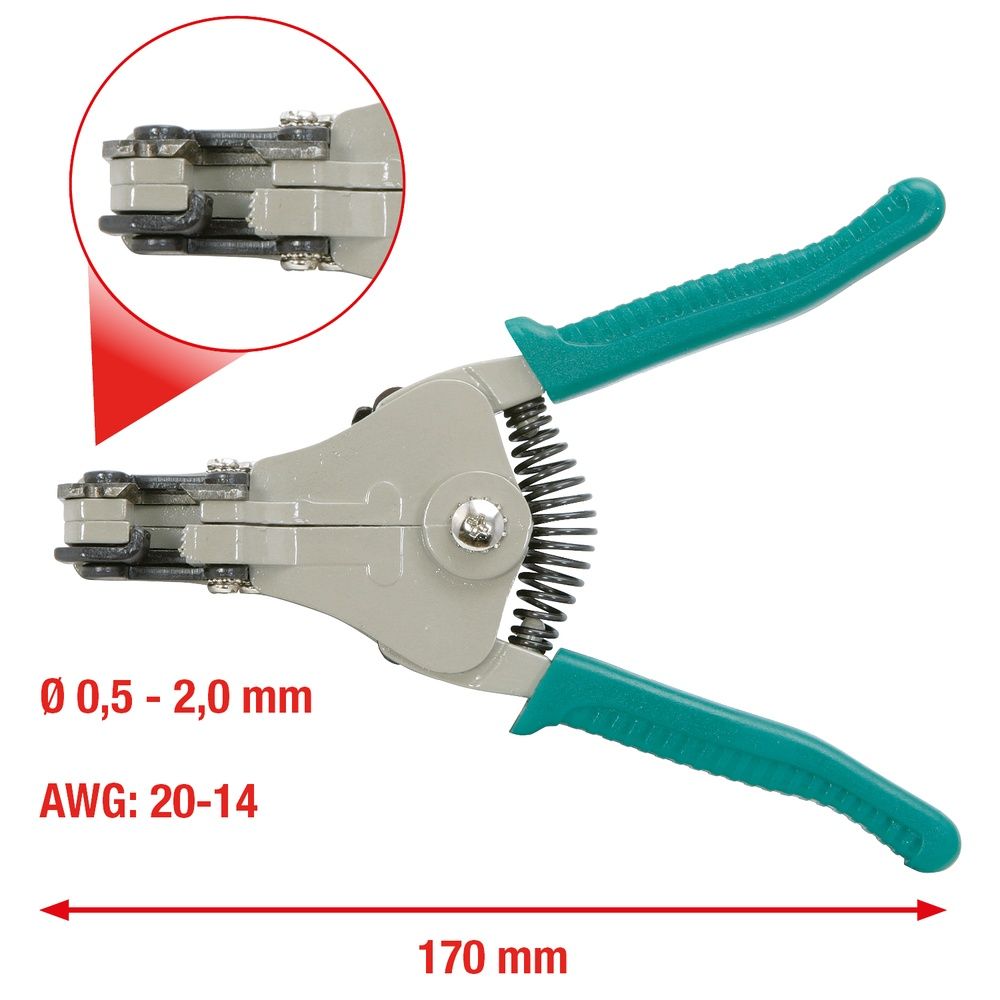 Automatik-Abisolierzange 0,5-2mm