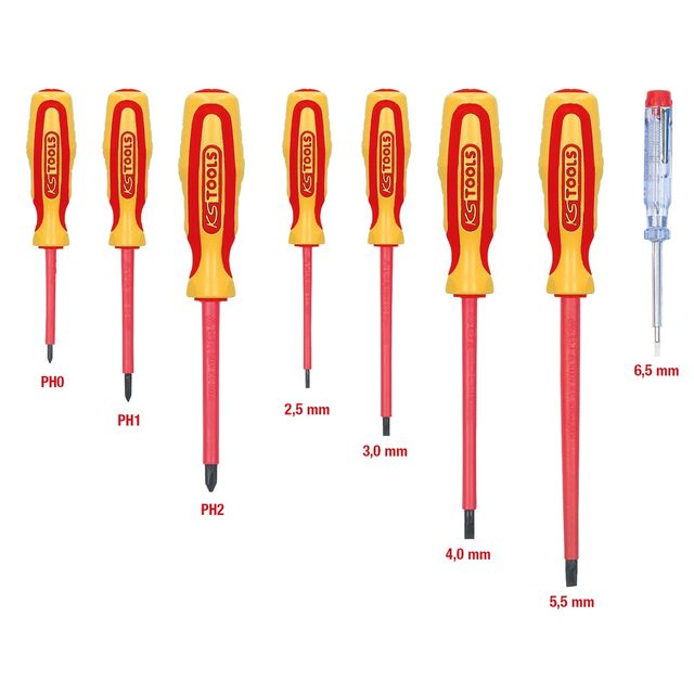 ERGOTORQUE VDE Schraubendreher-Satz, PH+Schlitz, 8-tlg