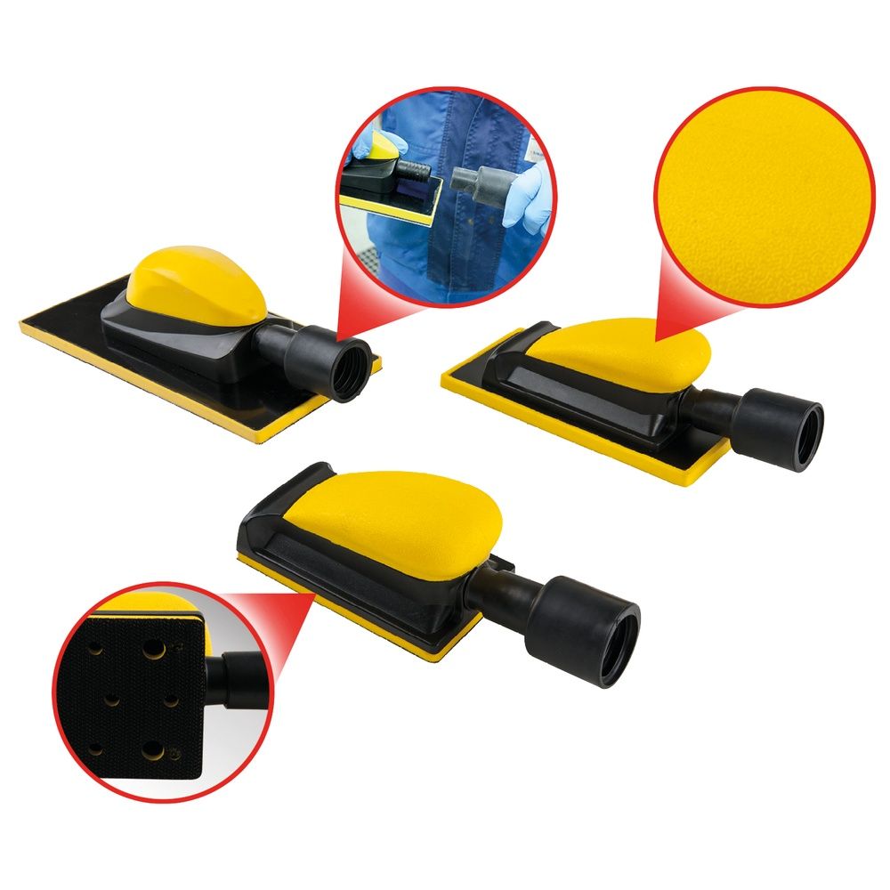 Schleif-Handblock-Satz 3-tlg