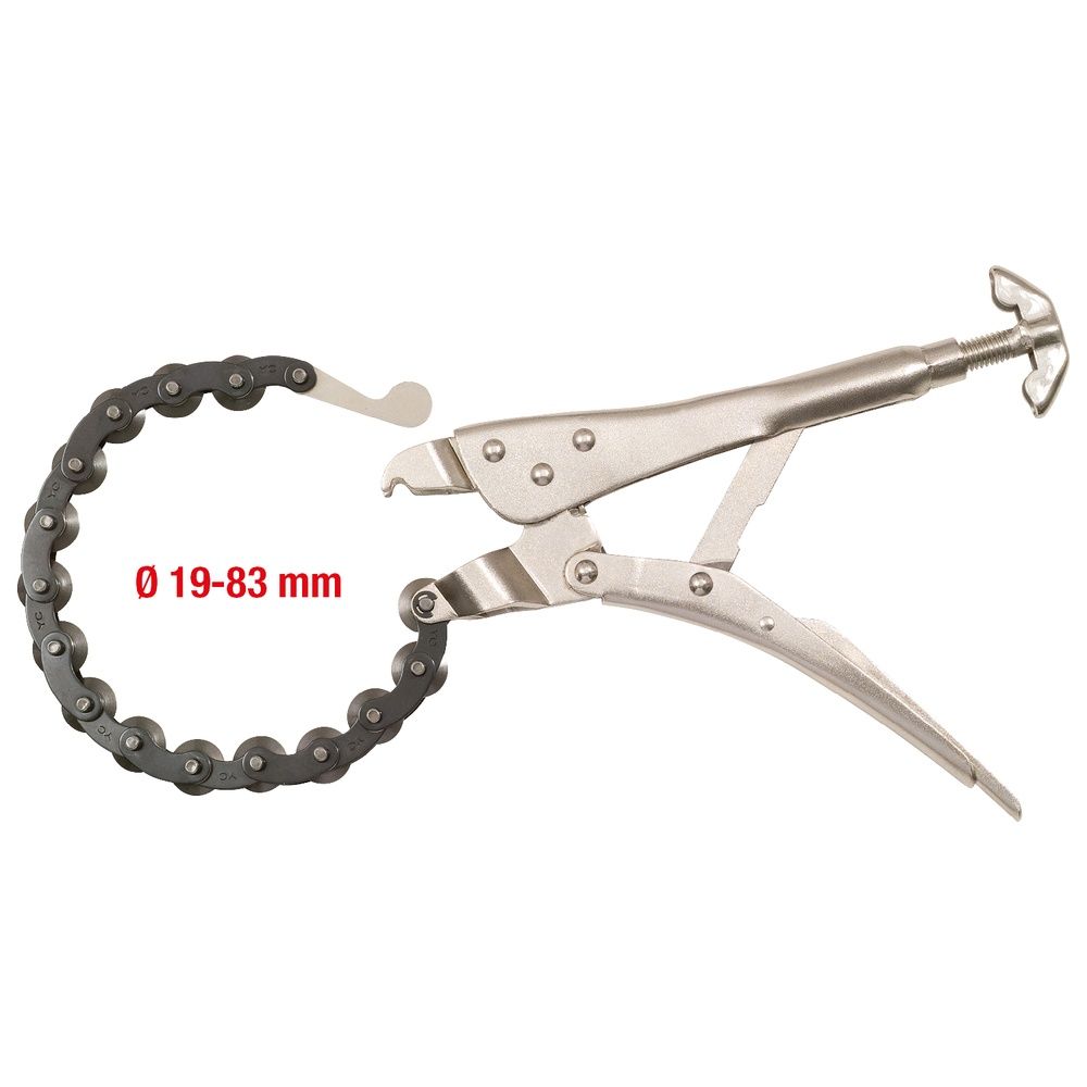 Edelstahl-Grip-Kettenrohrabschneider Ø 19-83 mm