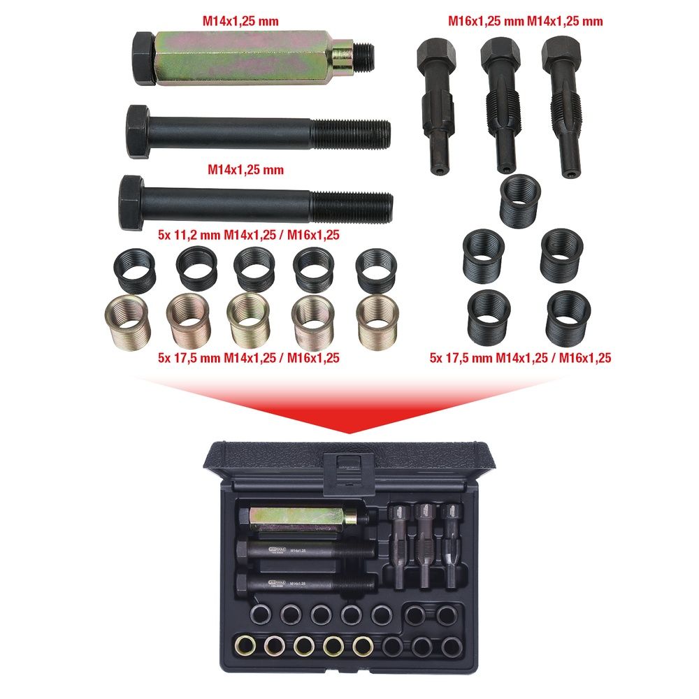 THREADfix Reparatur-Satz M14x1,25 f.Zündkerzen 21-tlg