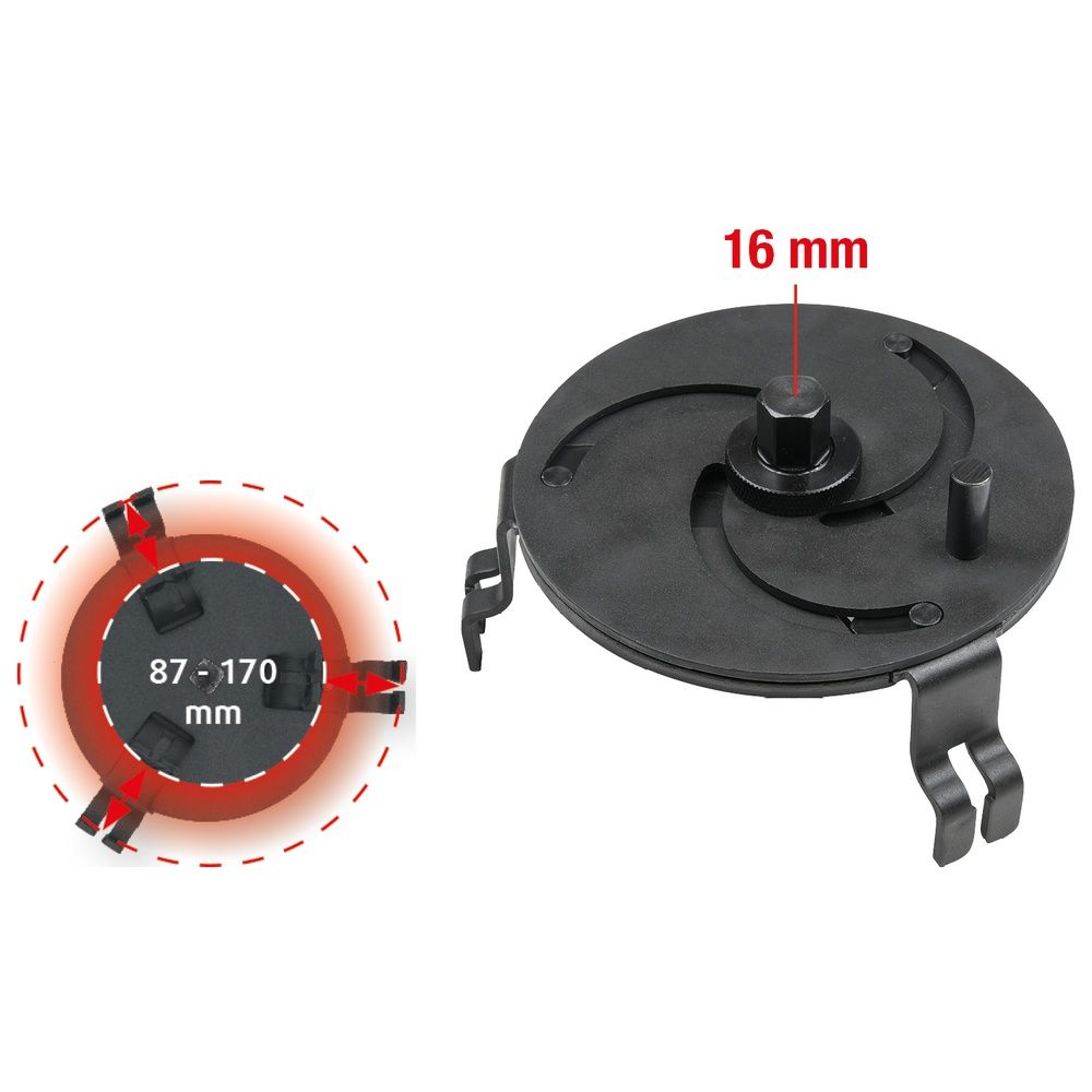 2-Arm Universal-Tankgeberschlüssel Ø 80-120mm, Bild 10