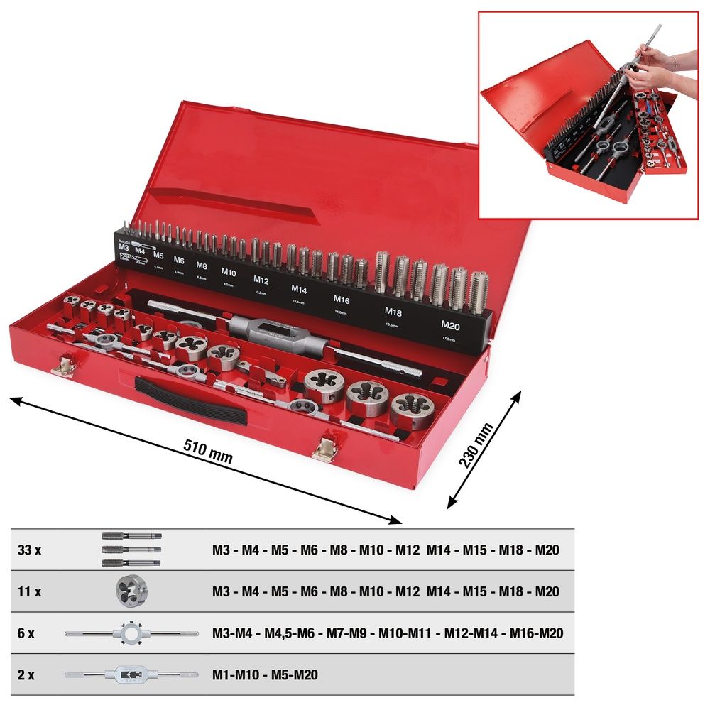 KS TOOLS HSS CO Hss CO Gewindebohrer, Bild 4
