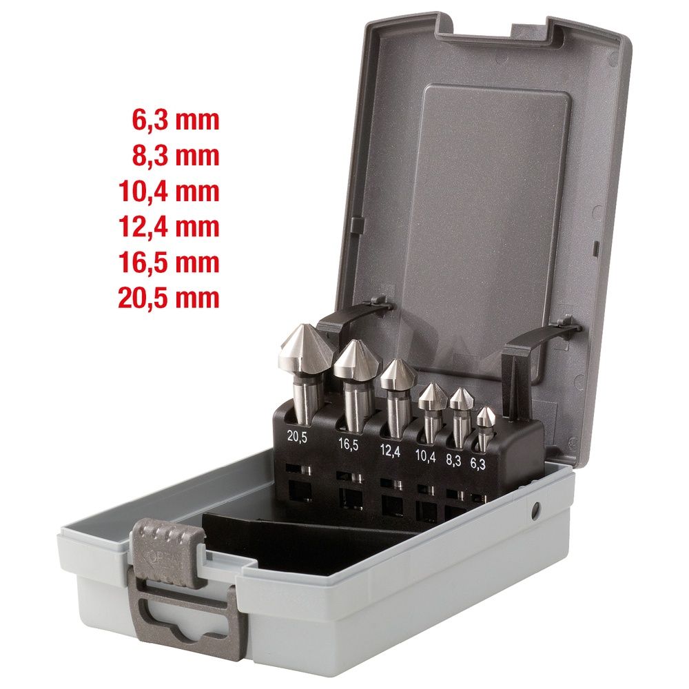 KS TOOLS Kegel- und Entgratsenker HSS Co 5 90° Ø 5 bis 31 mm, Bild 5