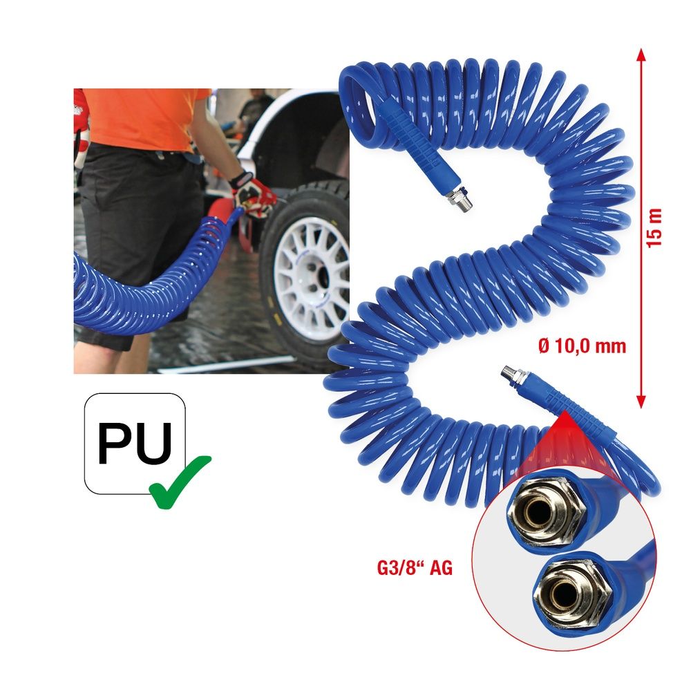 PU-Druckluft-Spiralschlauch