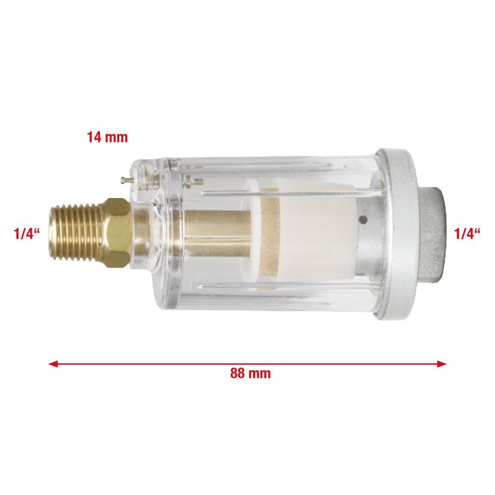 1/4" Druckluft-Wasserabscheider 88mm