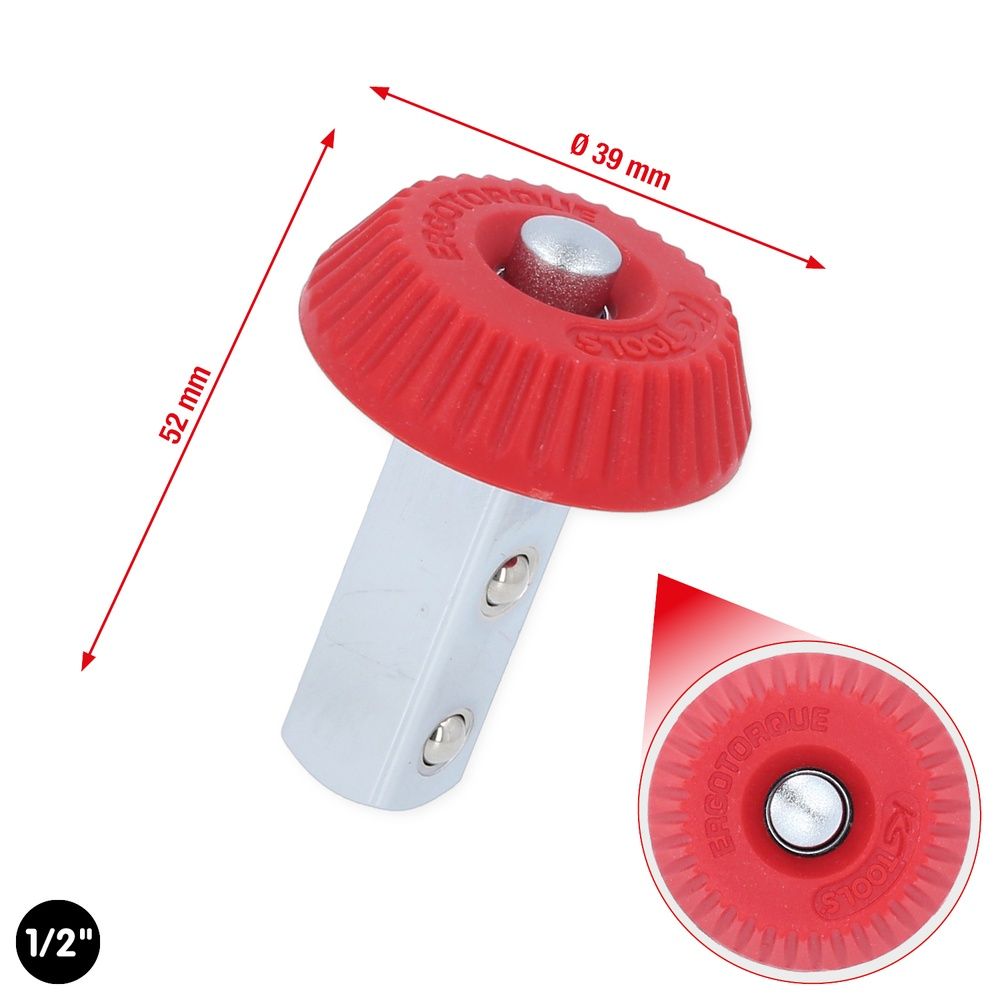1/2" Drehknopf-Umsteckvierkant, Bild 4