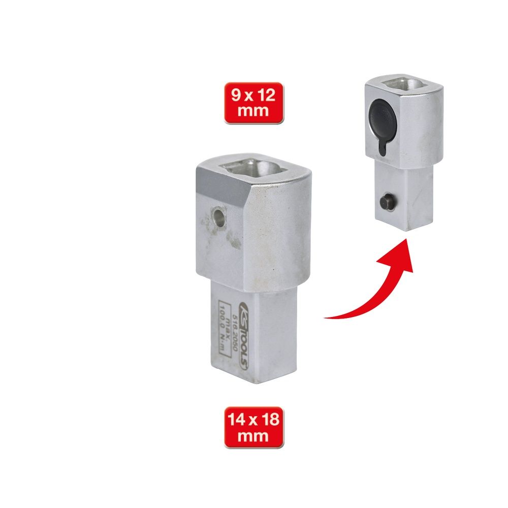 9x12mm Einsteck-Adapter auf 14x18mm, Bild 5