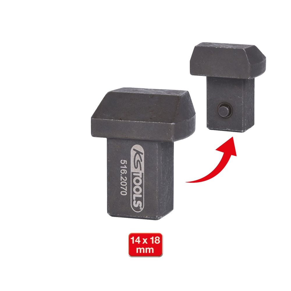 9x12mm Einsteck-Anschweissstück, Bild 3