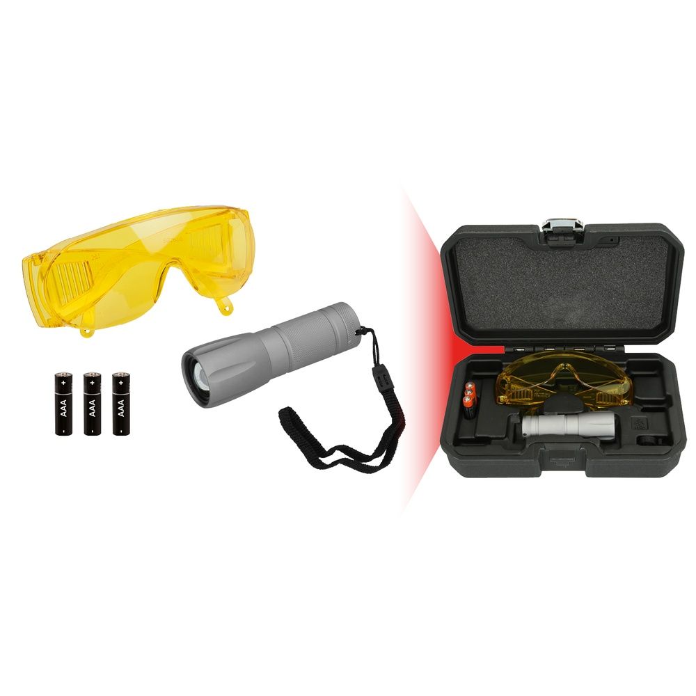 UV-Lecksuch-Taschenlampen-Satz 2-tlg