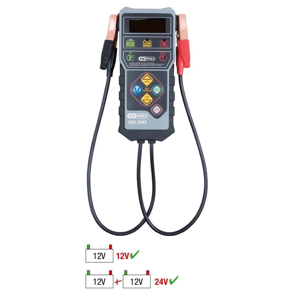 12V Digital-Batterietester