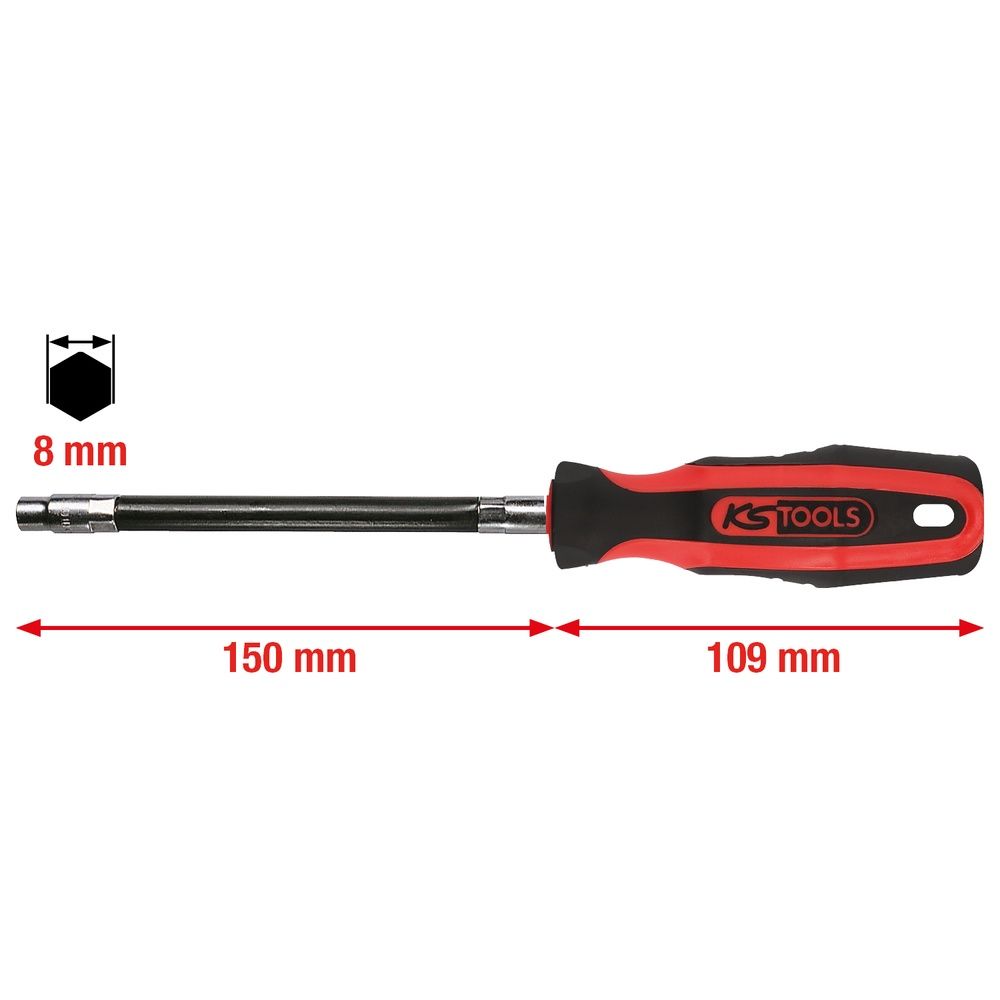 ERGOTORQUE Stecknuss-Schraubendreher 8mm