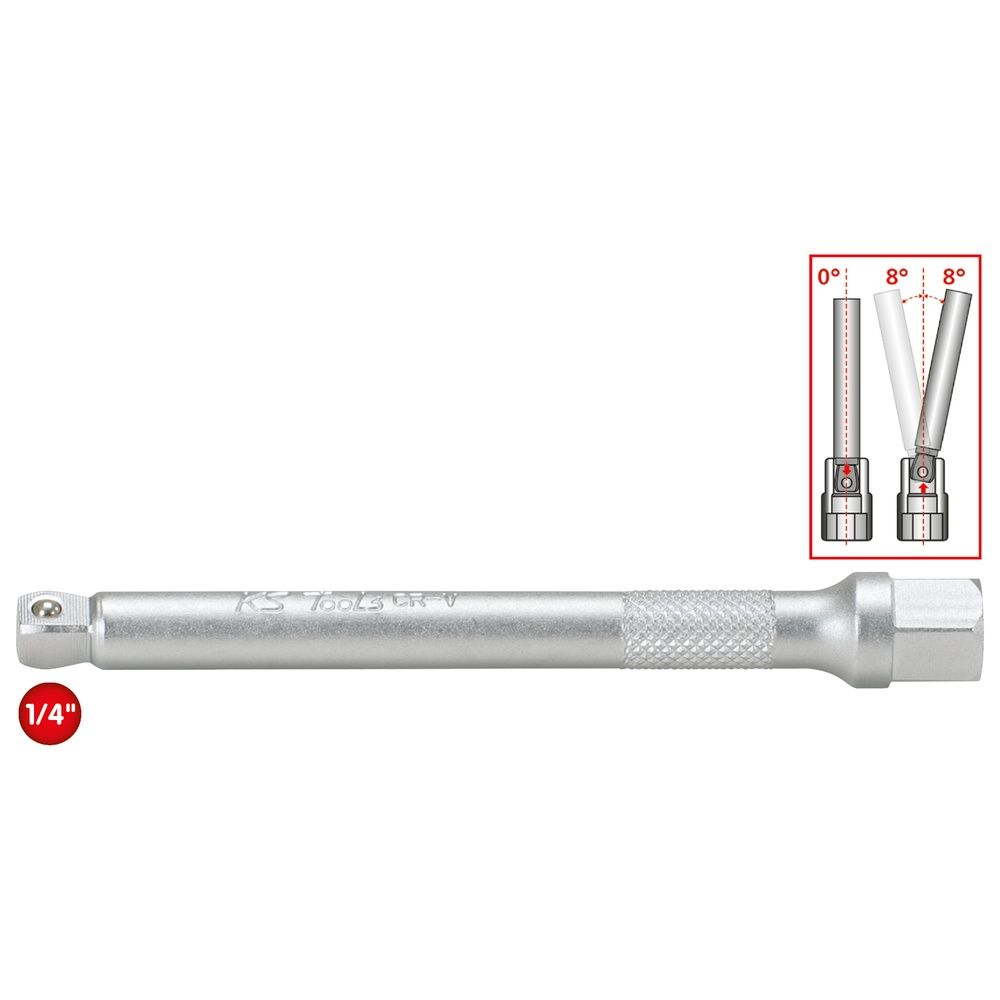 1/4" Kipp-Verlängerung mit Antriebsechskant