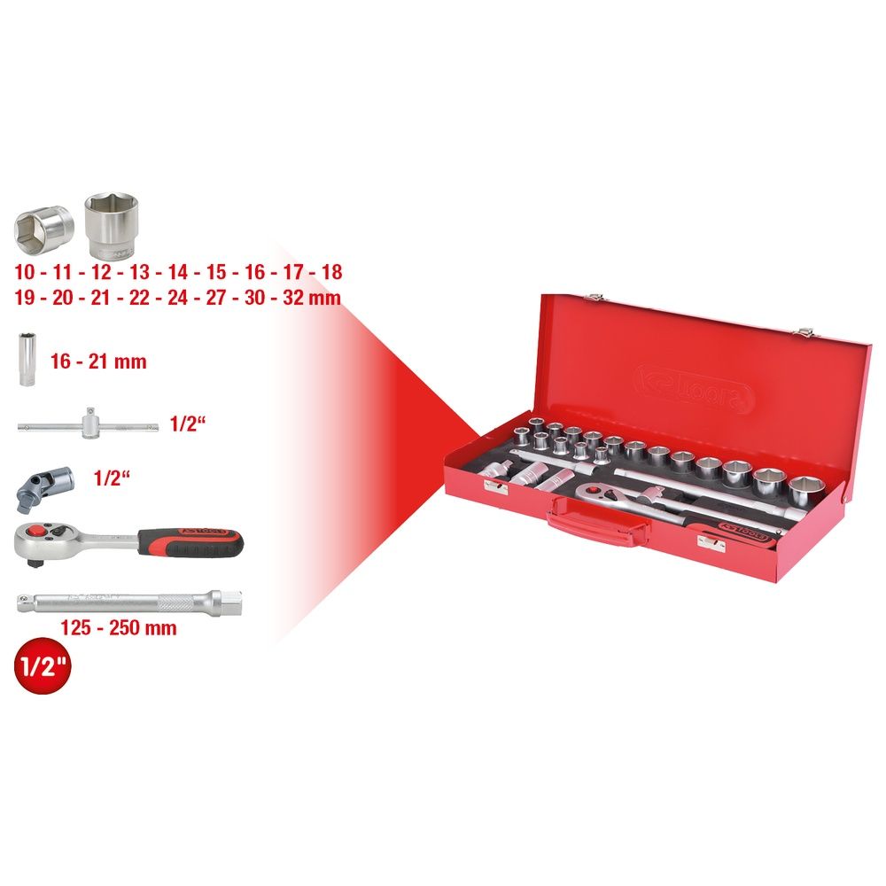 1/2" Steckschlüssel-Satz