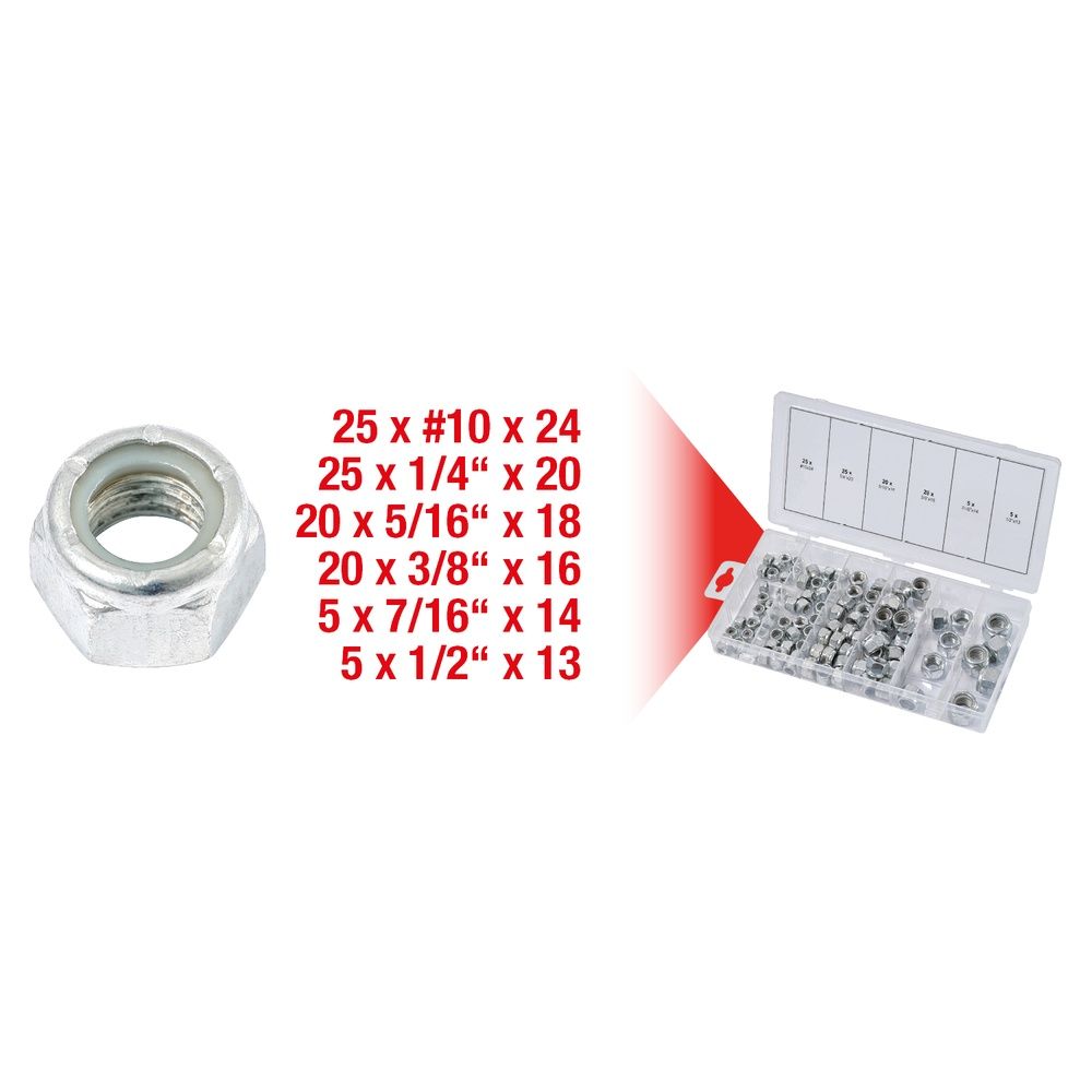 KS TOOLS Sortiment Schrauben/Muttern/Unterlegscheiben