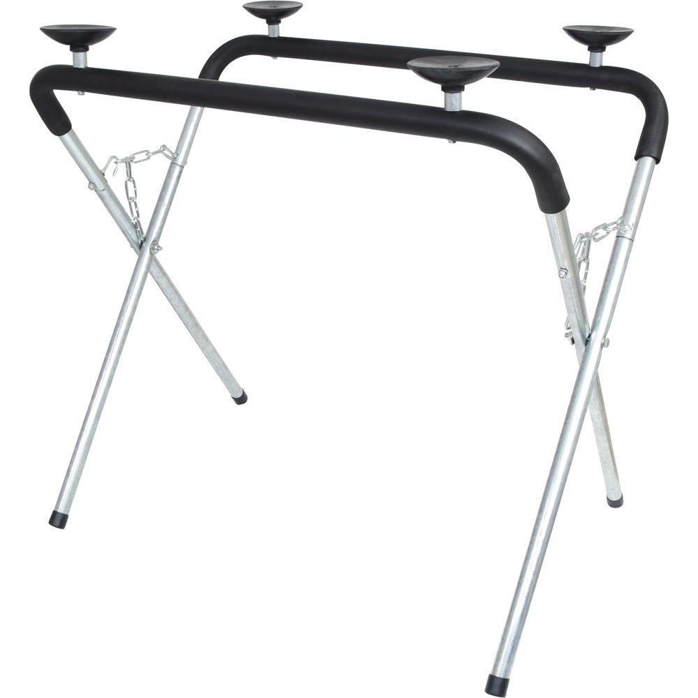 Scheiben-Ablagetisch mit Gummitellern 1160mm