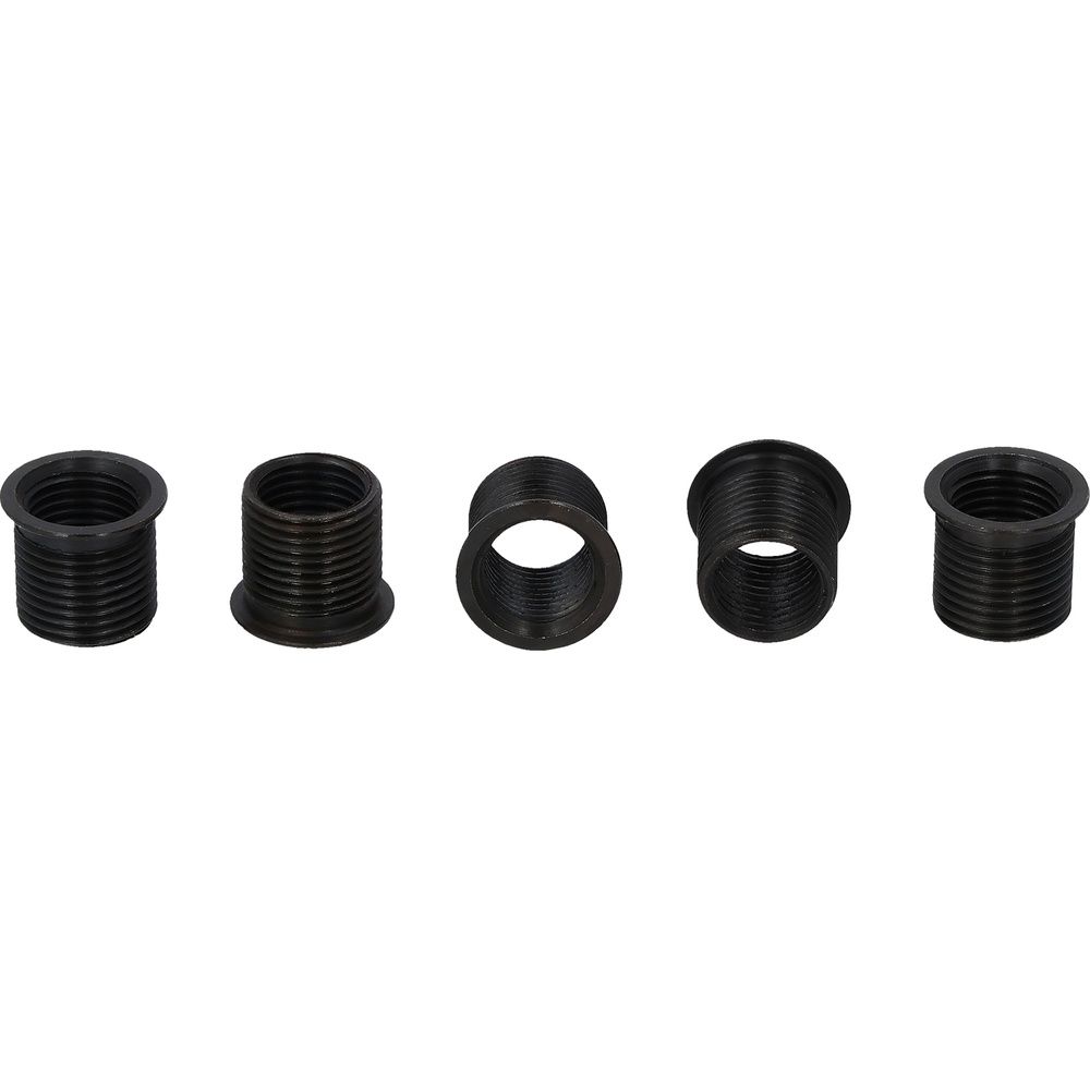 KS TOOLS Gewindebuchse mit Bund 11 bis 26 mm lang Innengewinde M9 bis M12 5 Stück
