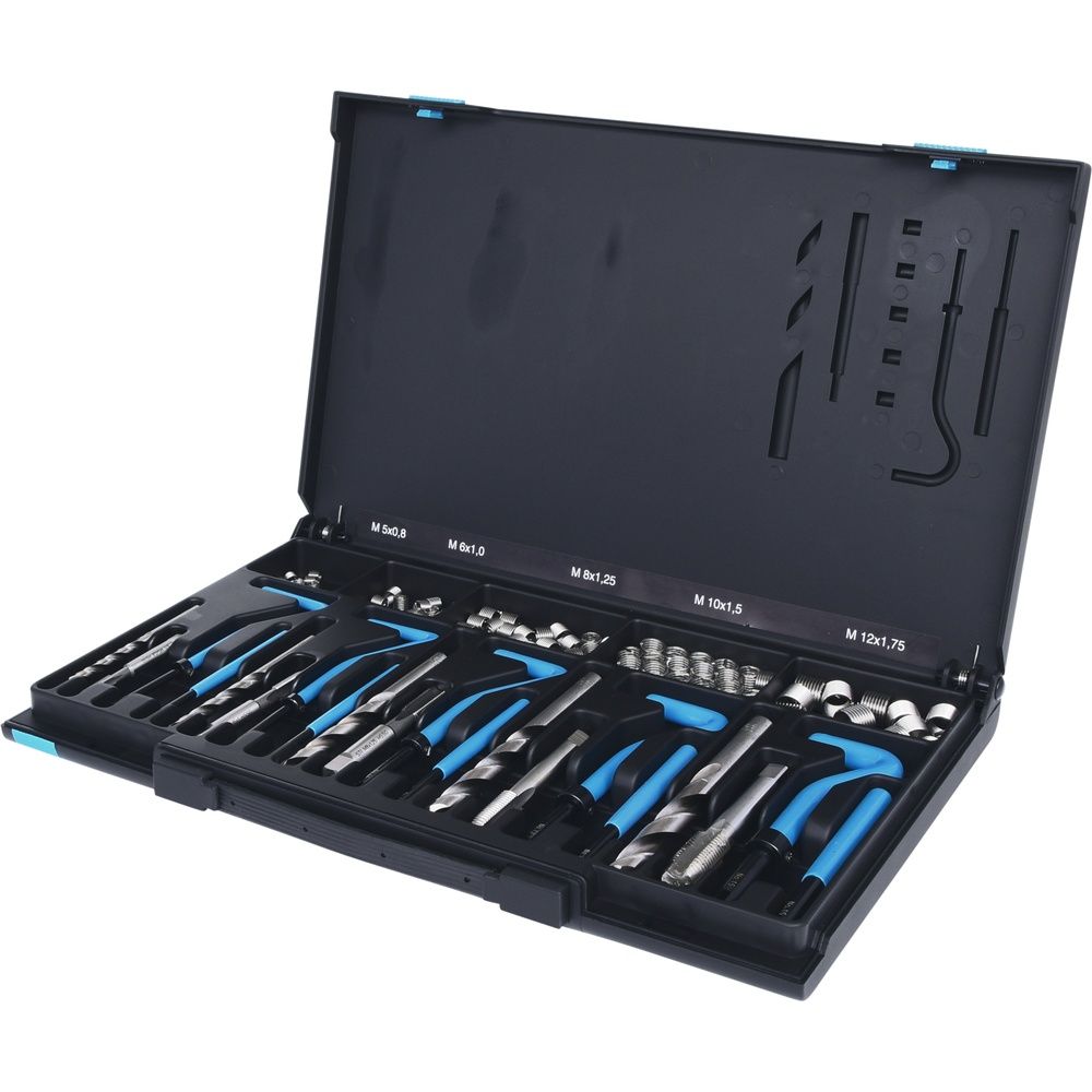 KS TOOLS Gewinde-Reparatur-Satz Nirostahl M5 bis M14 14- bis 130-tlg im Stahlblechkoffer, Bild 8