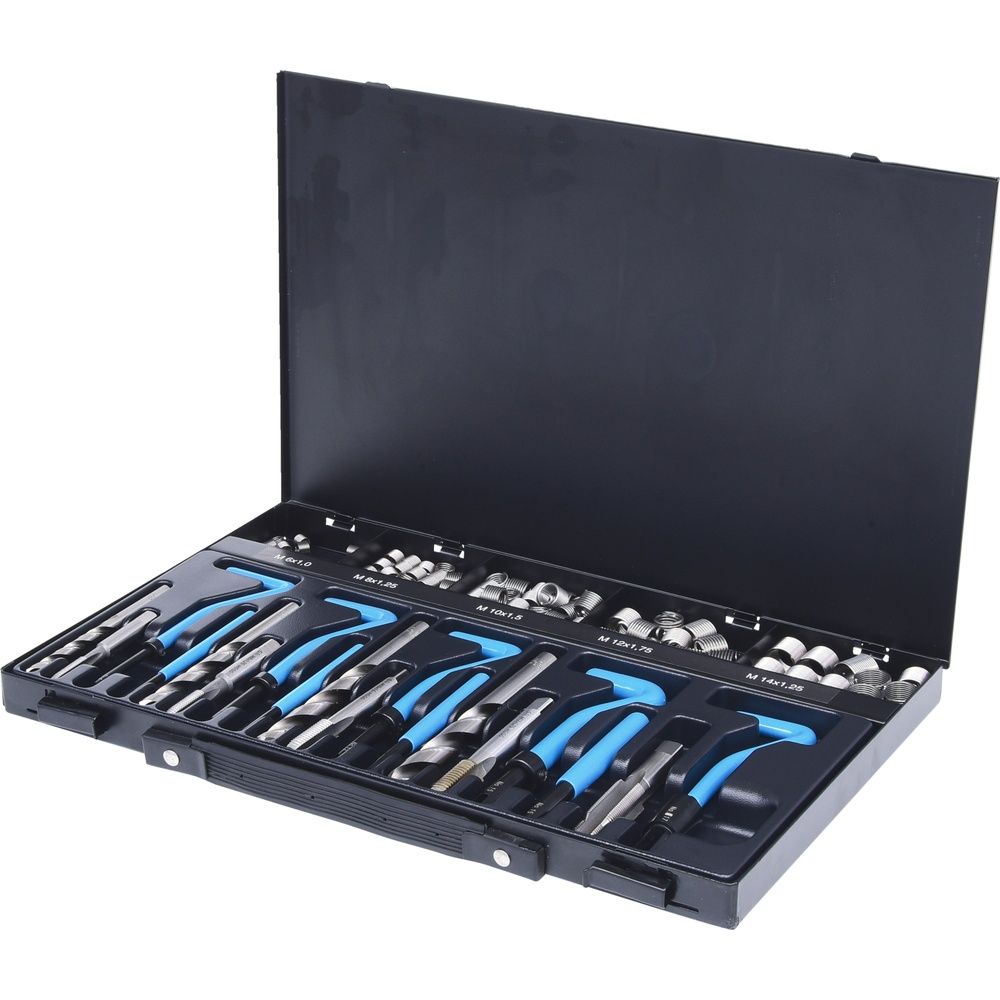 KS TOOLS Gewinde-Reparatur-Satz Nirostahl M5 bis M14 14- bis 130-tlg im Stahlblechkoffer, Bild 4