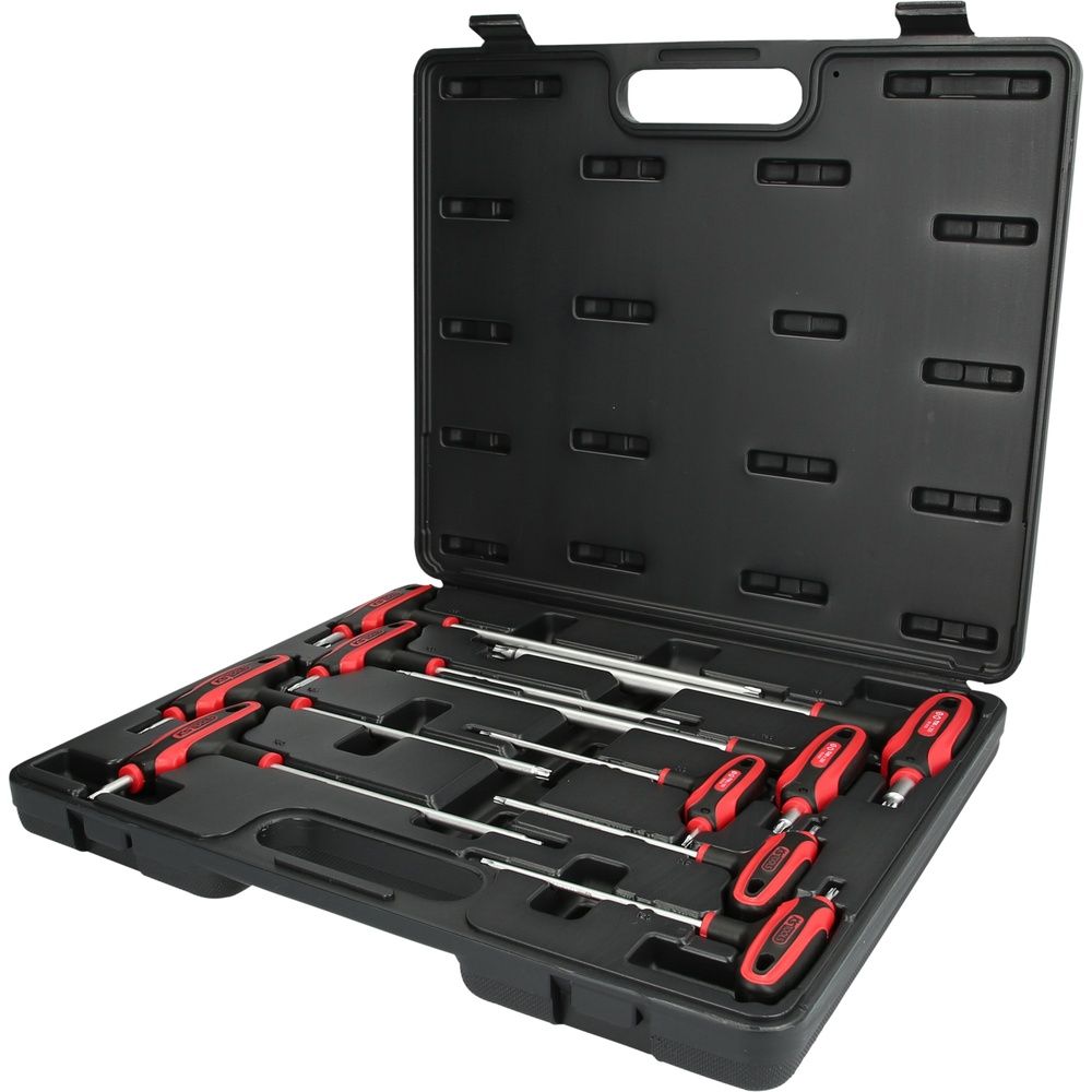 T-Griff-Schlüssel-Satz Torx mit Bohrung 9-tlgTB10-TB50, Bild 2