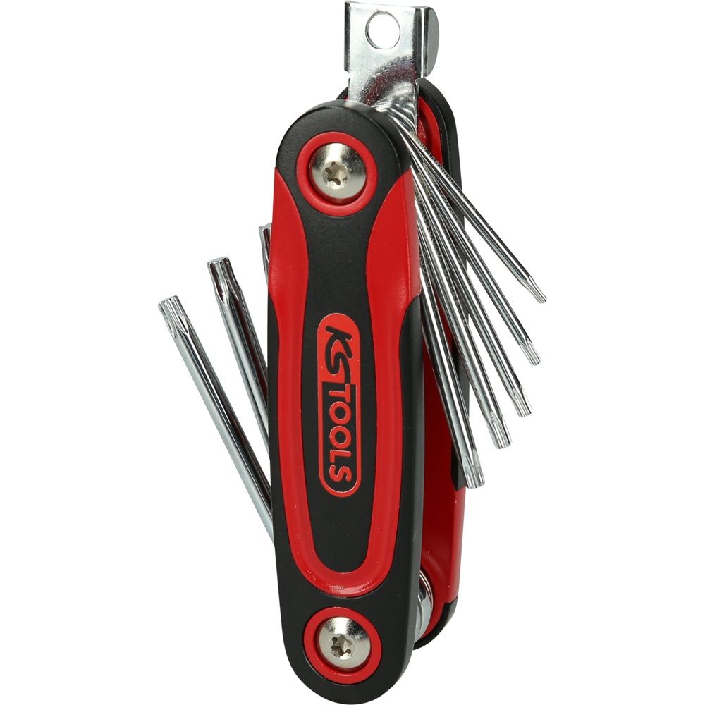 Torx-Winkelstiftschlüssel-Klapphalter 8-tlg