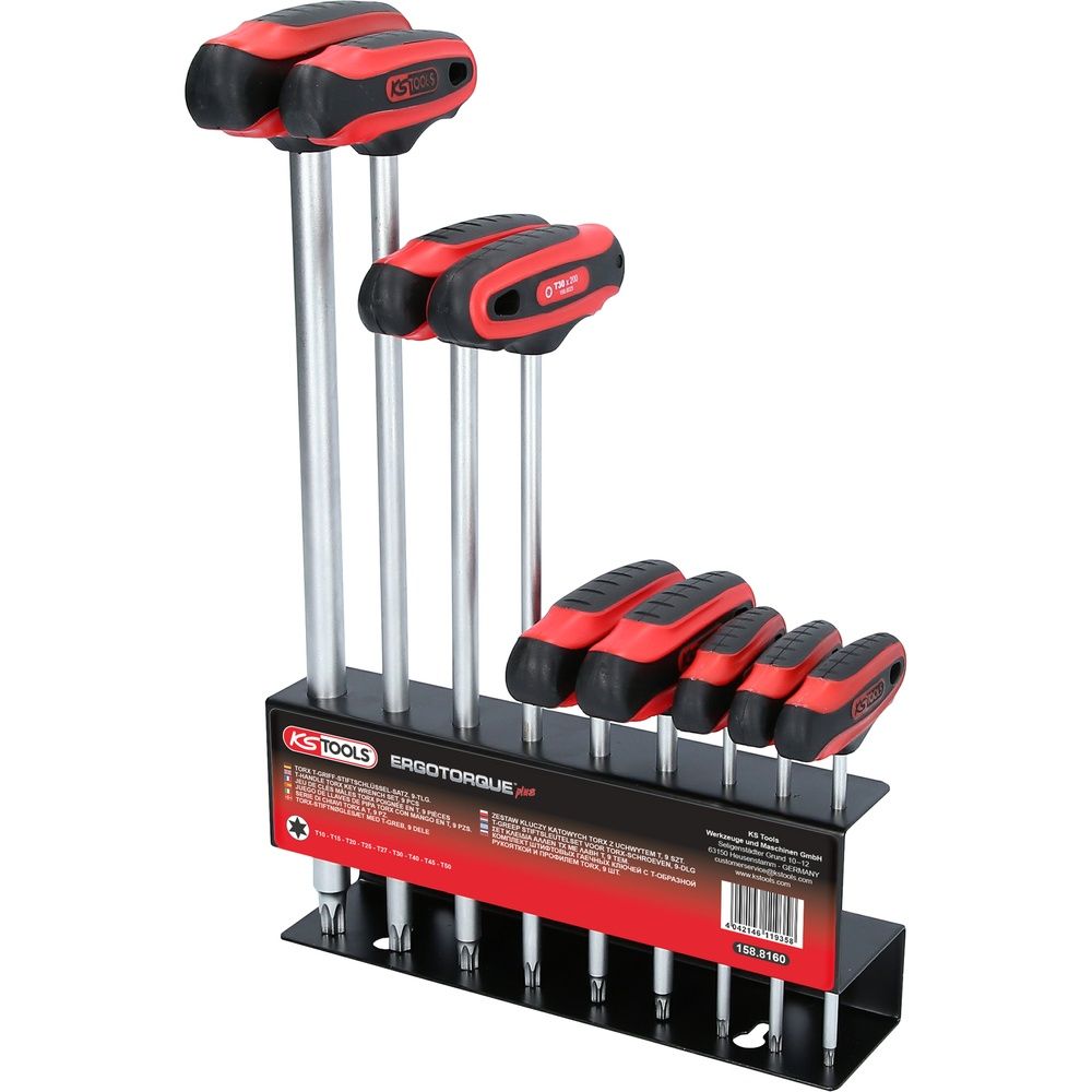 T-Griff-Torx-Winkelstiftschlüssel-Satz, Bild 2