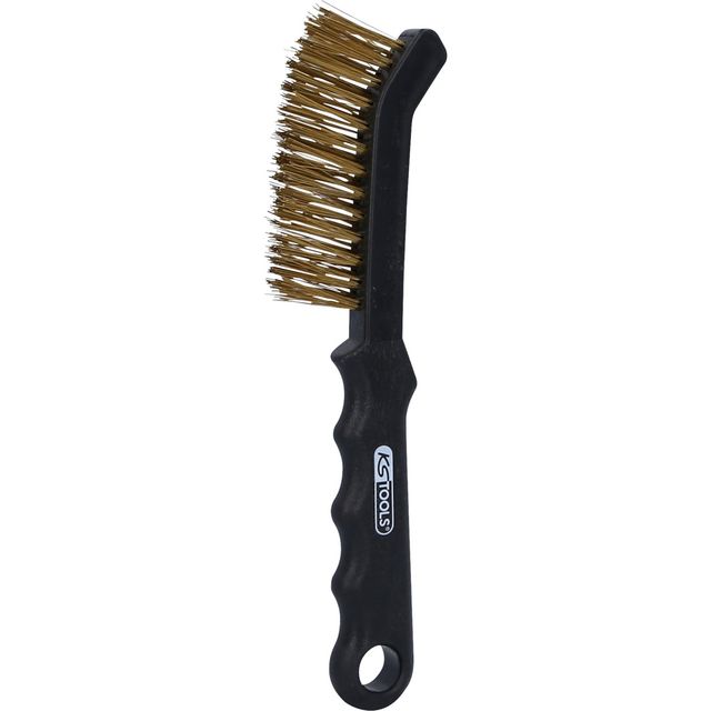 Bremssattel-Drahtbürste 2-reihig,gewellt ,225mm