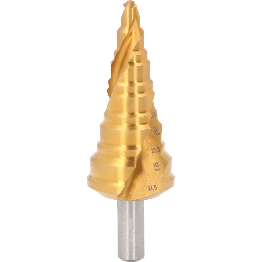 HSS-TiN Stufenbohrer Ø 7-32,5mm 11 Stufen
