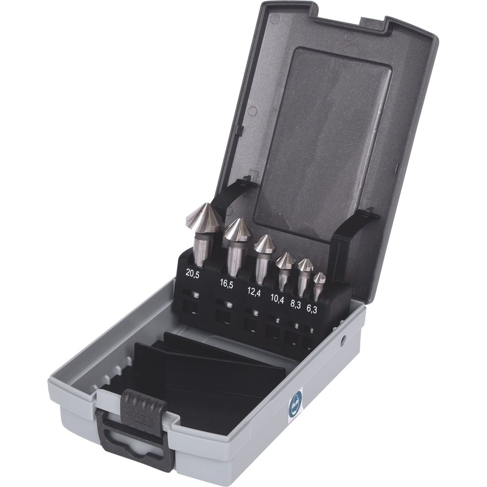 KS TOOLS Kegel- und Entgratsenker HSS Co 5 90° Ø 5 bis 31 mm, Bild 6