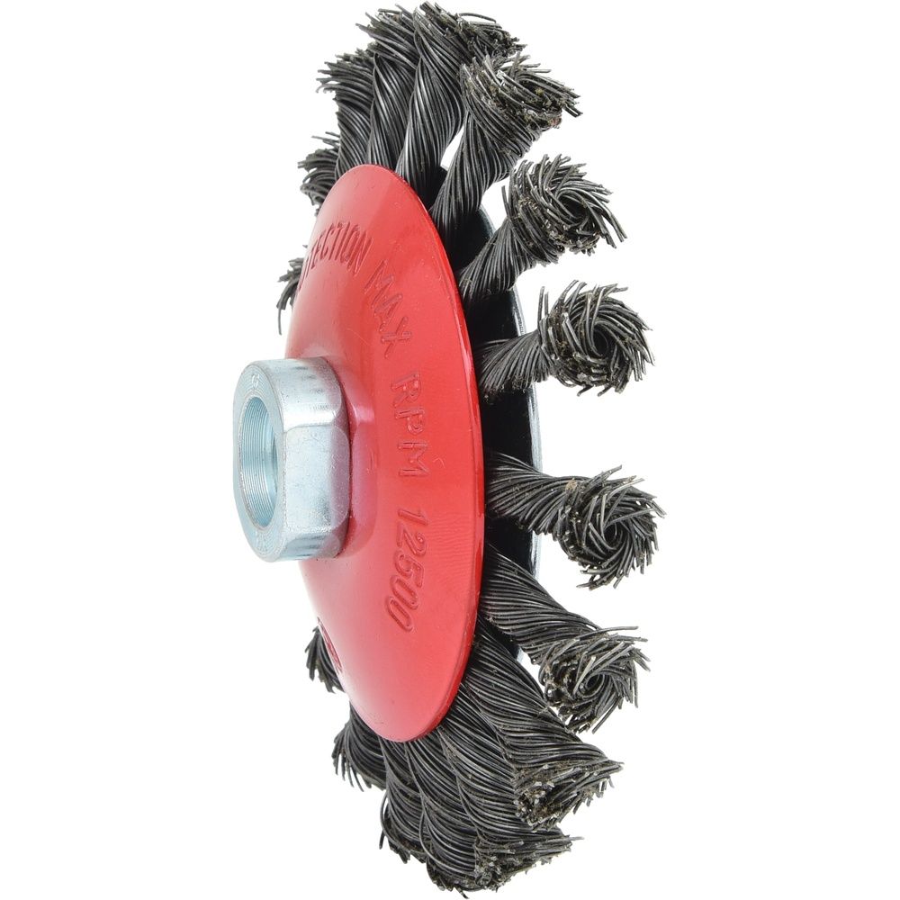 Kegelform-Stahldrahtrundbürste 0,5mm