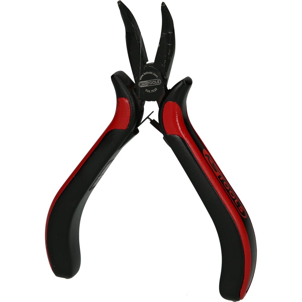 Feinmechanik-Flachrundzange-gebogen 130mm