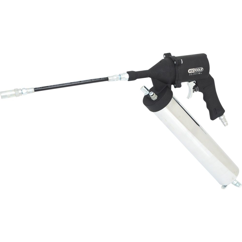 Druckluft-Fettpresse mit flexiblem Schlauch und Düse, Bild 2