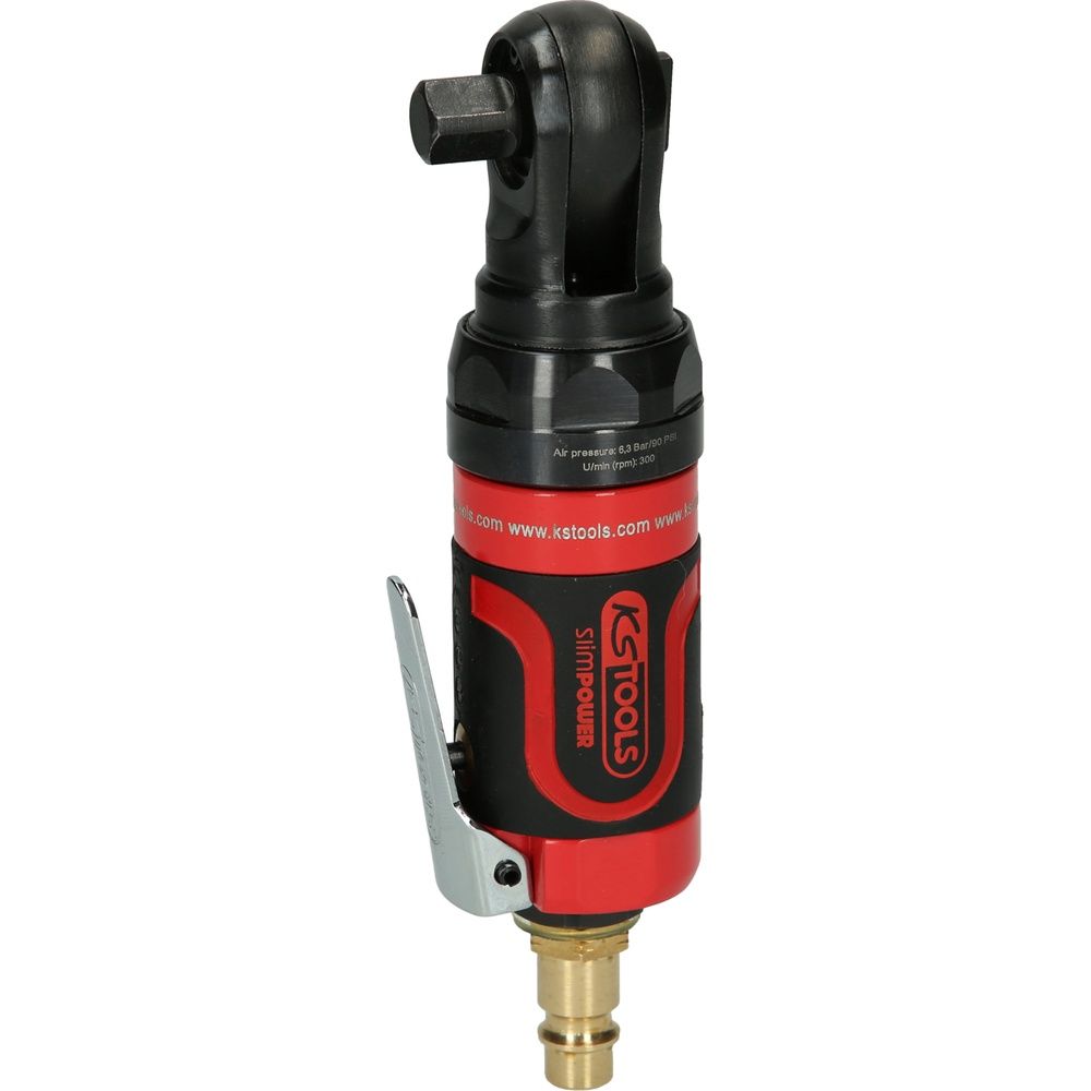 3/8" SlimPOWER Mini-Druckluft-Umschaltratsche 30Nm, Bild 2